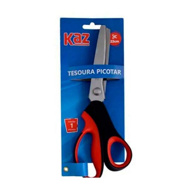 Tesoura Picotar 23cm Profissional Kaz