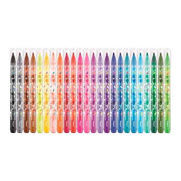 Caneta Hidrográfica 24 Cores Mini Cute Escolar Maped - Image 4