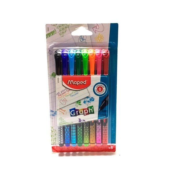 Caneta Graph'Peps Premium 0.4mm 8 Cores Maped - Image 5