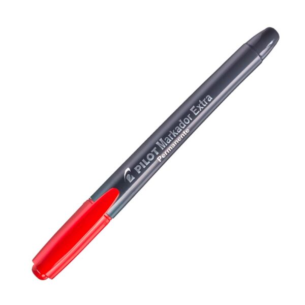 Caneta Permanente Markador Extra Ponta 4.0 Redonda Vermelho Pilot - Image 4