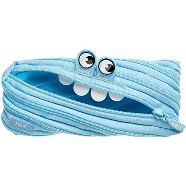 Estojo Escolar Creature Gorge Monster Zipit Azul Maped