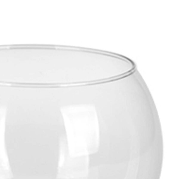 Vaso Aquário Pequeno Tailandia Vidro Transparente Decorativo Cristais Parisiense - Image 3