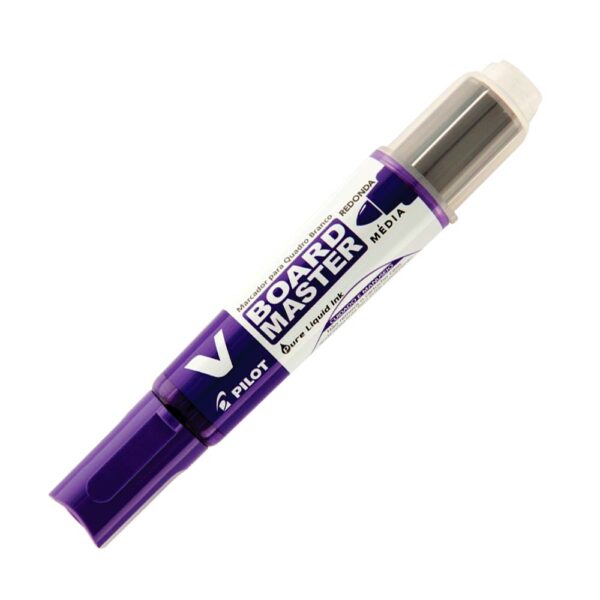 Marcador Quadro Branco Roxo V Board Recarregável Pilot - Image 2