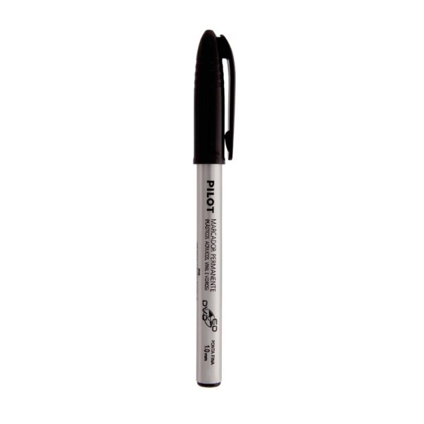 Caneta Permanente para CD/DVD 1.0 mm Preto Pilot