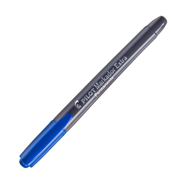 Caneta Permanente Markador Extra Ponta 4.0 Redonda Azul Pilot - Image 4