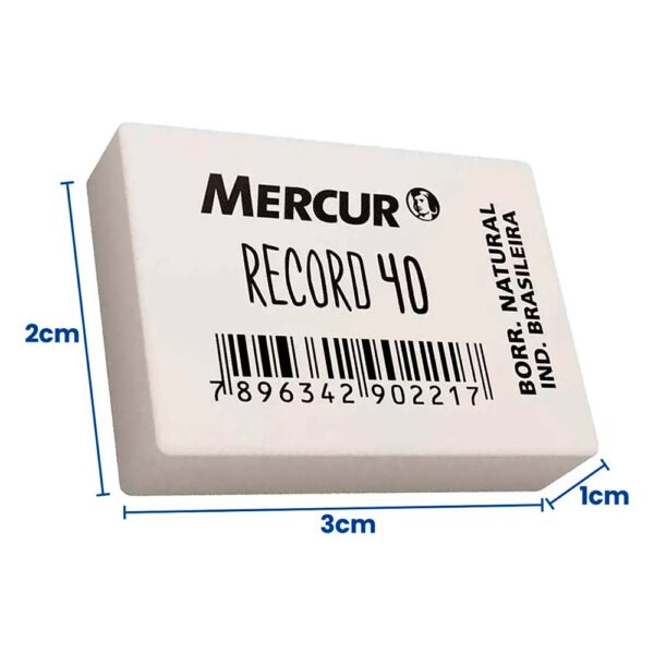 Borracha Record Branca 40 Pequena Mercur - Image 2