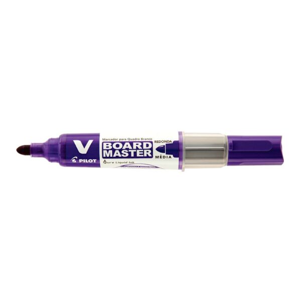 Marcador Quadro Branco Roxo V Board Recarregável Pilot - Image 4