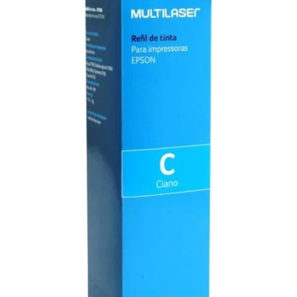 Refil de Tinta para Impressora Epson 100ml Ciano RF006 Multilaser - Image 3