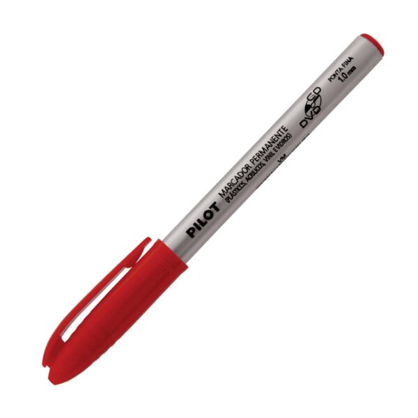 Caneta Permanente para CD/DVD 1.0 mm Vermelho Pilot - Image 2