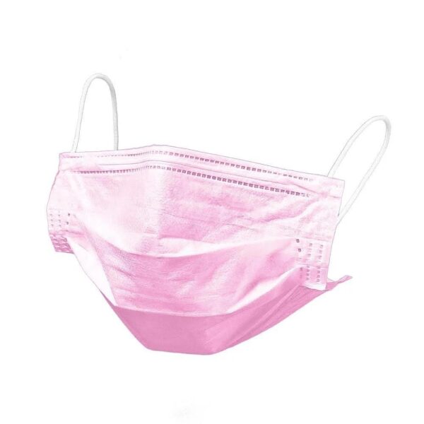 Máscara Proteção Infantil Descartável 3 Camadas Rosa HC654 C/50 Multilaser - Image 2