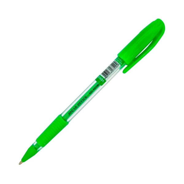 Caneta Esferográfica Gel Neon Verde 1.0mm Jocar Office - Image 5