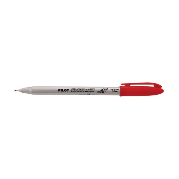 Caneta Permanente para CD/DVD 1.0 mm Vermelho Pilot - Image 5