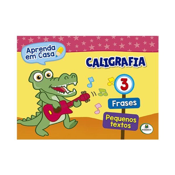 Livro Aprenda Em Casa Caligrafia 3 Todolivro