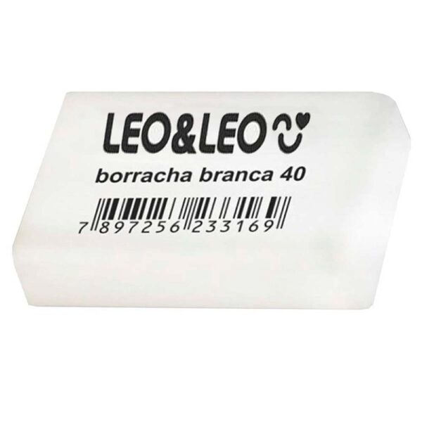 Borracha Escolar Branca 40 LeoeLeo - Image 2