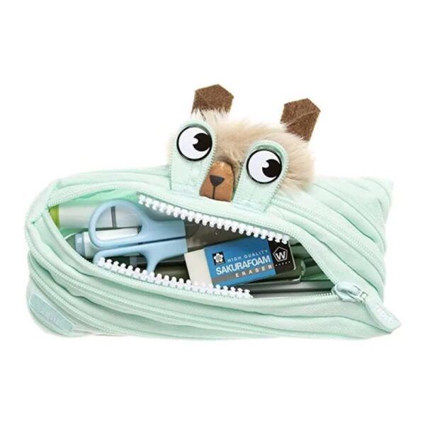 Estojo Escolar Creature Monster Lola Zipit Verde Maped - Image 3