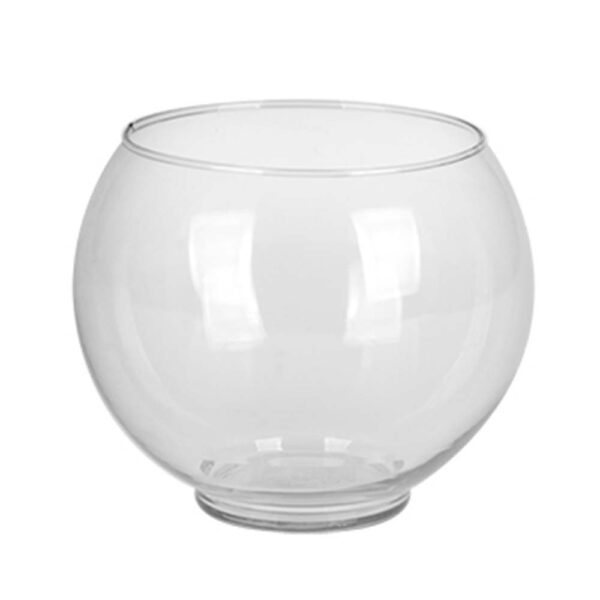 Vaso Aquário Pequeno Tailandia Vidro Transparente Decorativo Cristais Parisiense