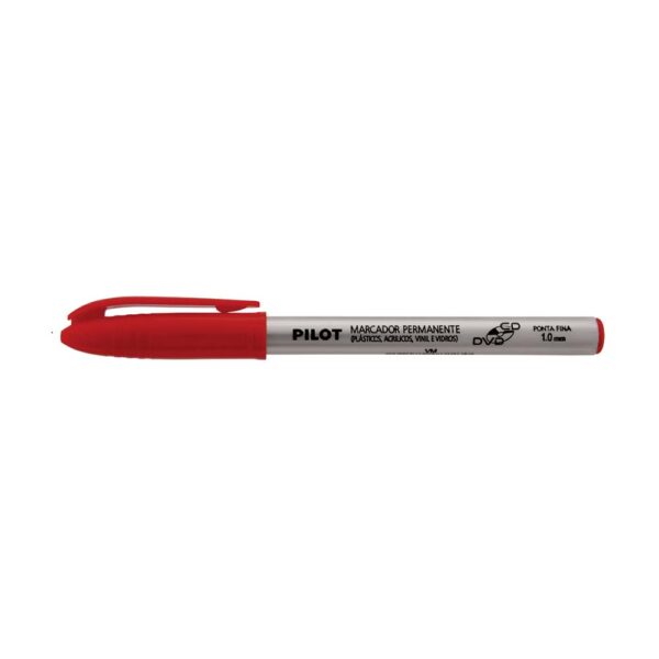Caneta Permanente para CD/DVD 1.0 mm Vermelho Pilot - Image 4
