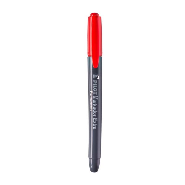 Caneta Permanente Markador Extra Ponta 4.0 Redonda Vermelho Pilot
