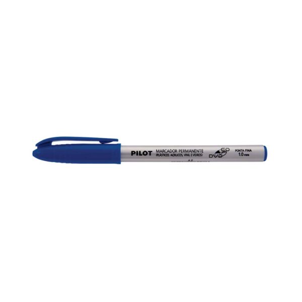 Caneta Permanente para CD/DVD 1.0 mm Azul Pilot - Image 4
