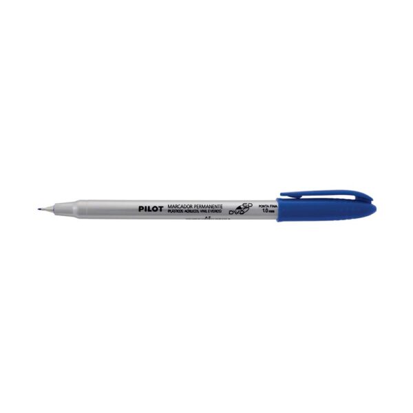 Caneta Permanente para CD/DVD 1.0 mm Azul Pilot - Image 2