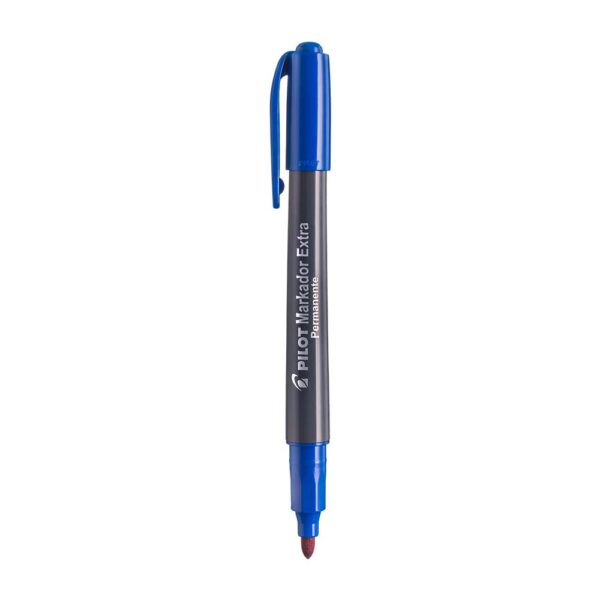 Caneta Permanente Markador Extra Ponta 4.0 Redonda Azul Pilot - Image 5