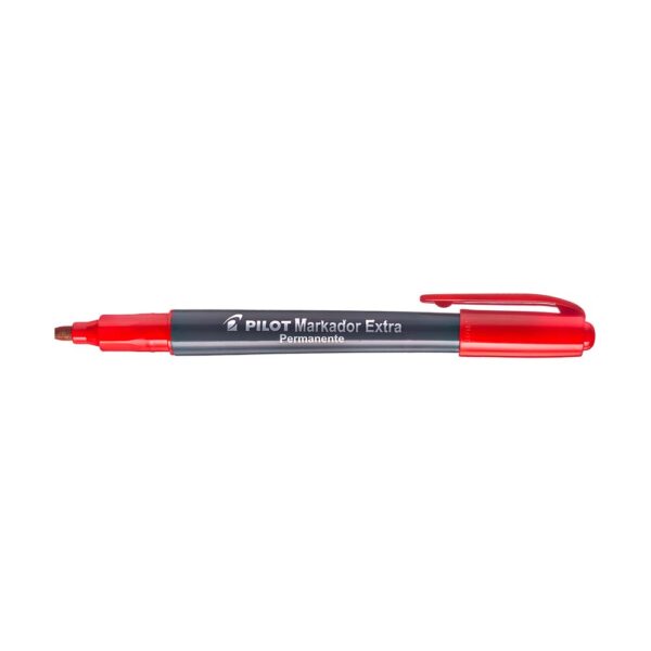 Caneta Permanente Markador Extra Ponta 4.0 Redonda Vermelho Pilot - Image 2