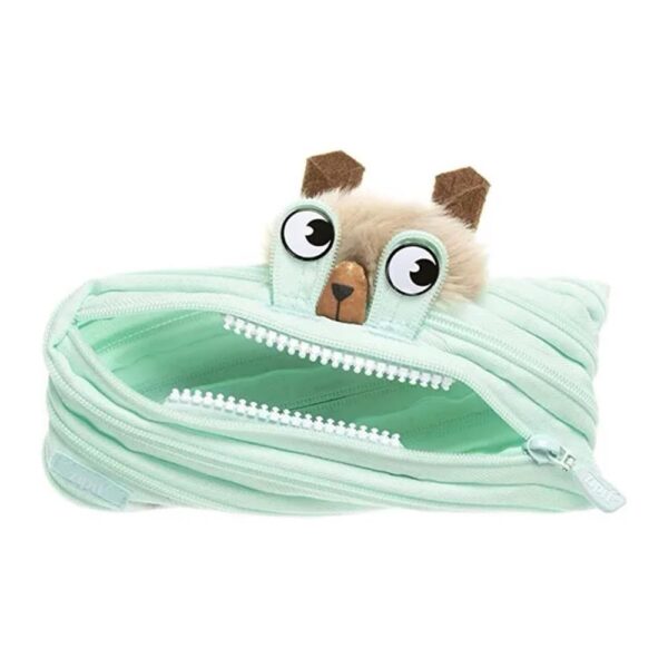 Estojo Escolar Creature Monster Lola Zipit Verde Maped