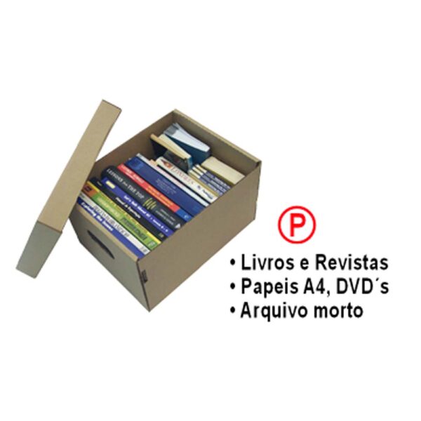 Caixa Organizadora Kraft MultiUso Pequena 31x24x19cm Chies - Image 2