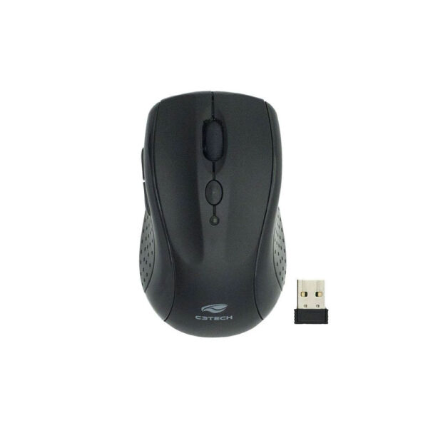 Mouse Sem Fio 2.4 Ghz 1600Dpi Preto M-BT12BK C3Tech - Image 6