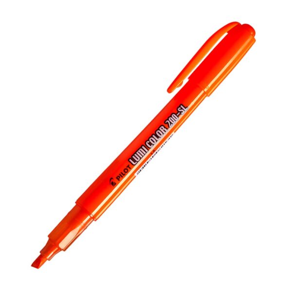 Marca Texto Lumi Color Neon Laranja 200-SL Pilot