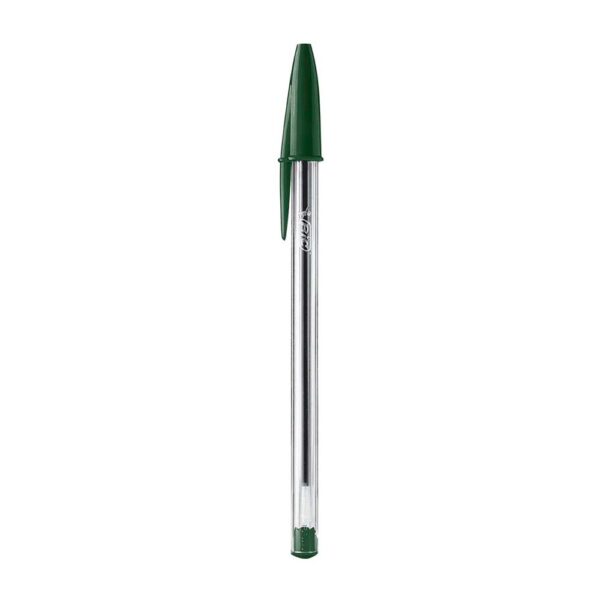 Caneta Esferográfica 1.0mm Ponta Média Verde Bic Cristal - Image 5