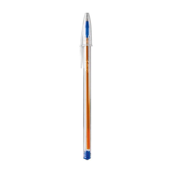 Caneta Esferográfica 0.8mm Ponta Fina Azul Bic Cristal - Image 3