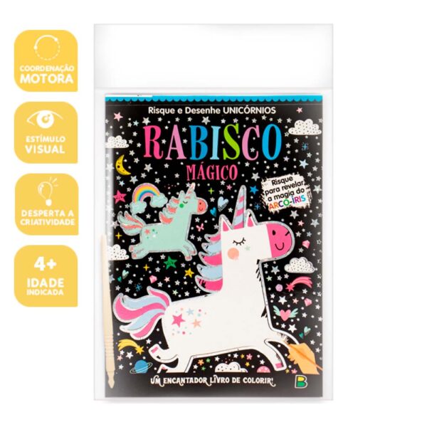 Livro Rabisco Mágico: Unicórnios Todo Livro