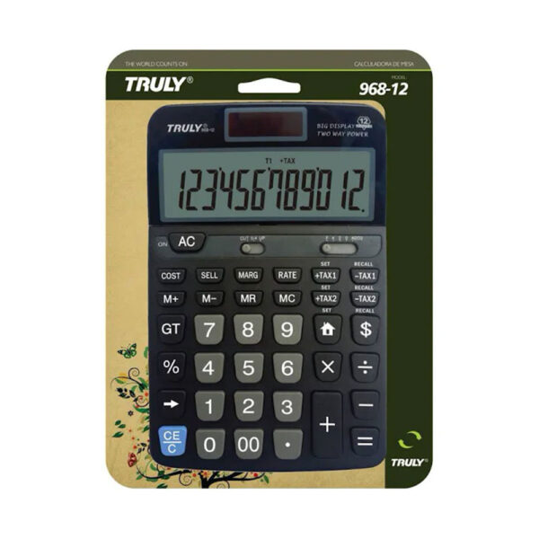 Calculadora de Mesa 12 Dígitos 968-12 Truly - Image 4