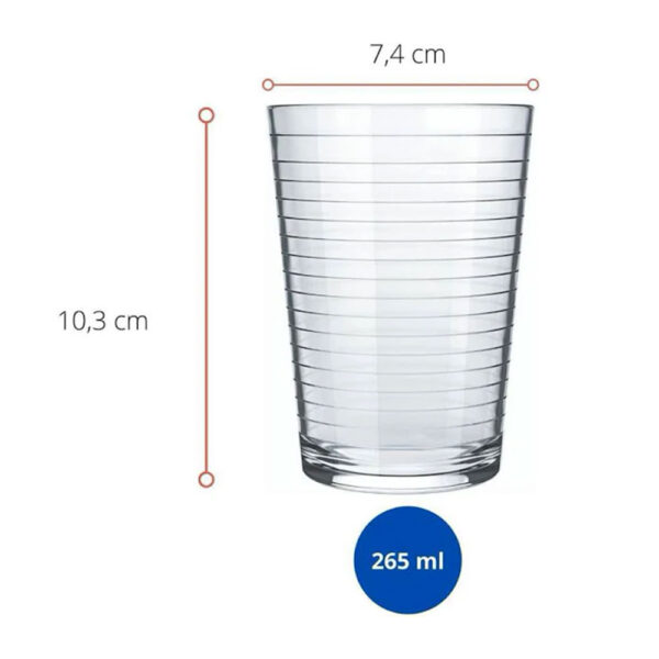 Jogo 5 Peças Jarra e Copos De Agua e Suco Ginga Nadir - Image 2