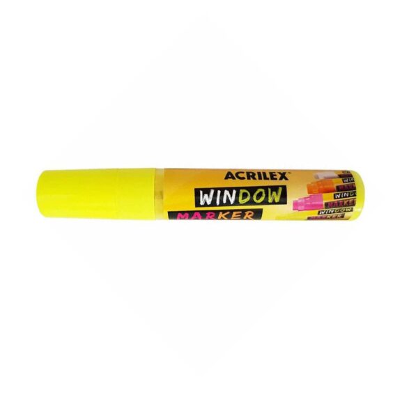 Caneta Marcador Para Vidro Window Marker Amarelo Acrilex - Image 5