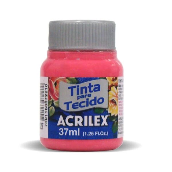 Tinta para Tecido Fosca 37ml Pink 527 Acrilex
