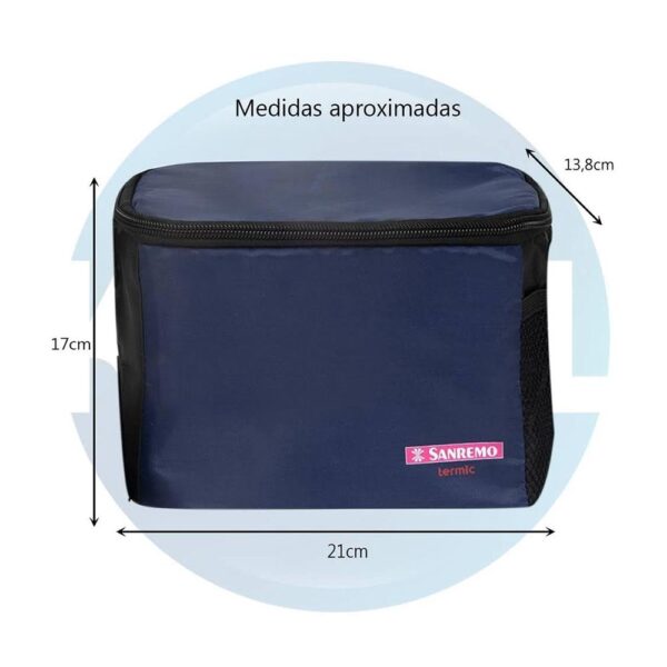 Bolsa Térmica 4 Litros Azul Sanremo - Image 2