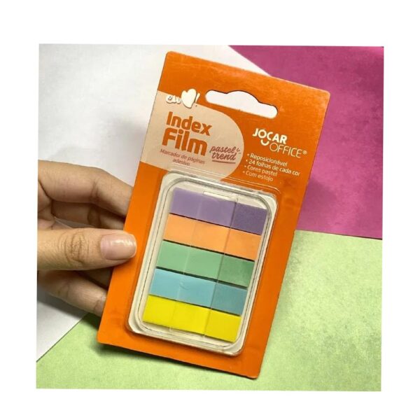Marcador De Páginas Adesivo Index Film Pastel Trend Jocar - Image 4