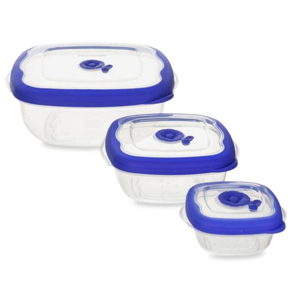 Conjunto 3 Potes Quadrado Plástico Sanremo - Image 4