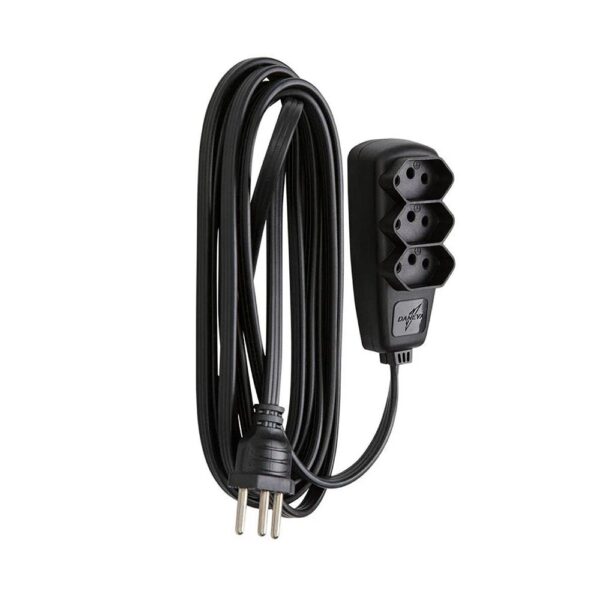 Extensão Elétrica 3 Metros Preta 10A EX3TP Jetcon - Image 3