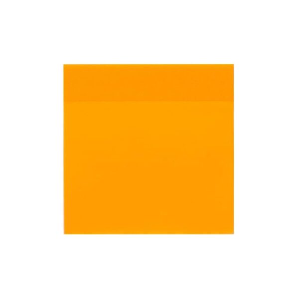 Bloco Adesivo Clearnote Neon Transparente Laranja 76x76mm Maxprint - Image 4