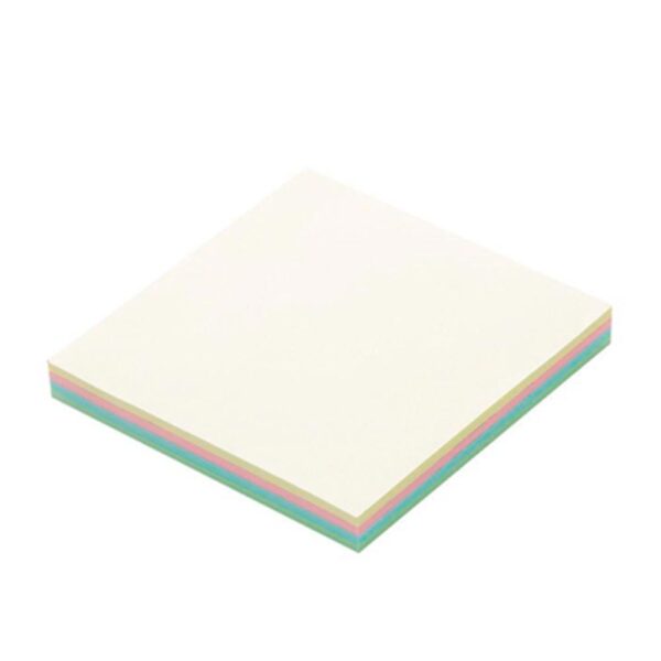 Bloco Adesivo 4 Cores Colors Pastel 76mmx76mm 25 Folhas Cada Cor Maxprint - Image 2