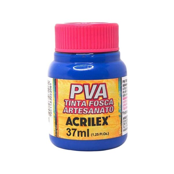 Tinta Pva Fosca Artesanato 37ml Azul Turquesa 501 Acrilex