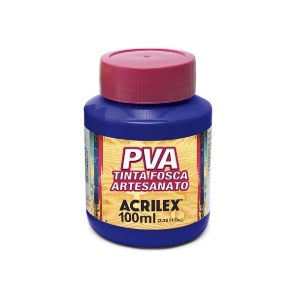 Tinta Pva Fosca Artesanato 100ml Azul Turquesa 501 Acrilex