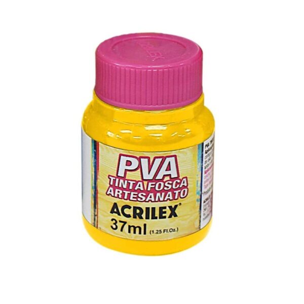 Tinta Pva Fosca Artesanato 37ml Amarelo Ouro 505 Acrilex