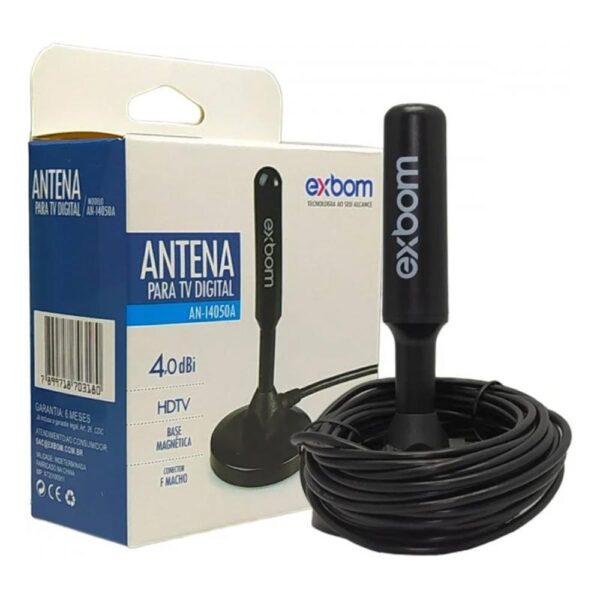 Antena Digital Interna Hdtv Exbom
