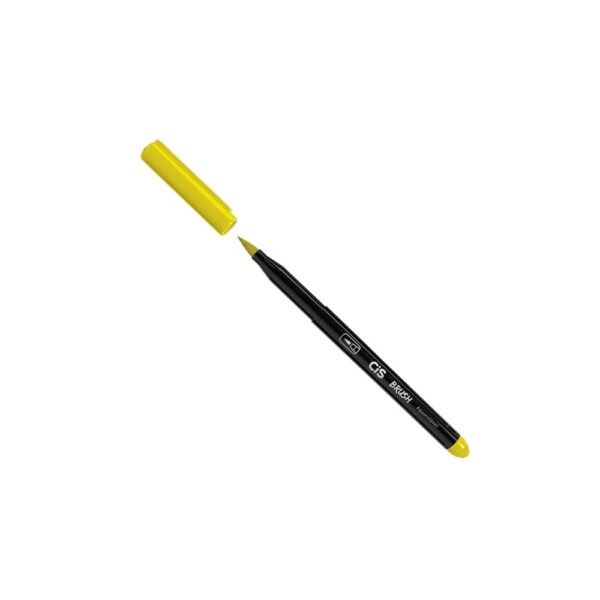 Caneta Brush Amarelo Aquarelável Cis - Image 4