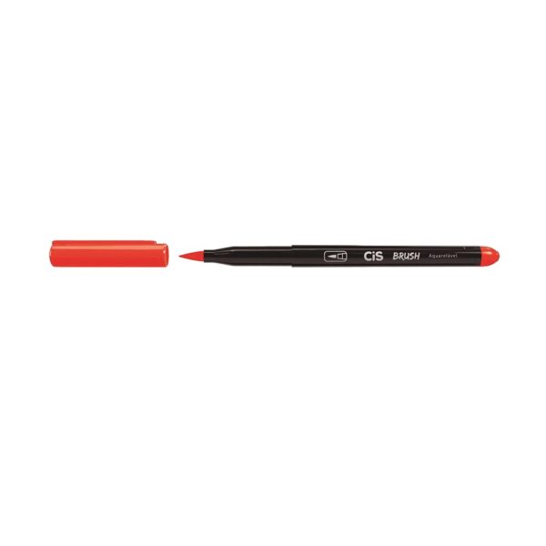 Caneta Brush Vermelho Aquarelável Cis - Image 2
