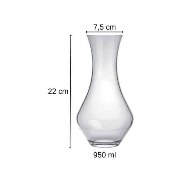 Decanter de Vinho Malbec 22cm 950ml Nadir - Image 2